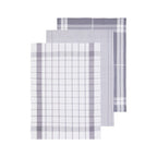 Set of Three Grey and White Tea Towels | Doro