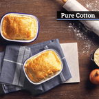 Set of Three Grey and White Tea Towels | Doro