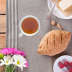 Set of Three Grey and White Tea Towels | Doro