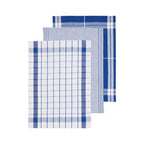 Set of Three Blue and White Tea Towels | Doro