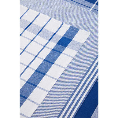 Set of Three Blue and White Tea Towels | Doro