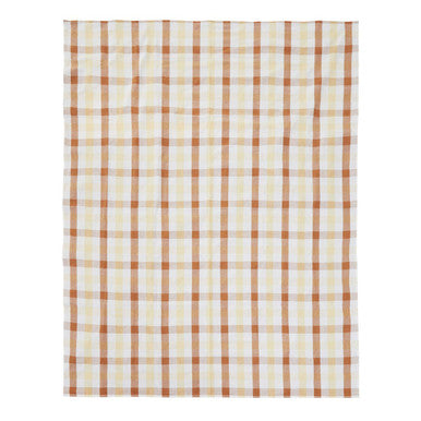 Terracotta Gingham Tablecloth | Thread and Loom