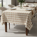 Terracotta Gingham Tablecloth | Thread and Loom