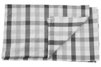 Grey and Black Check Tablecloth | Thread and Loom