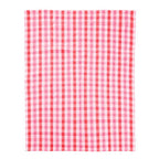 Pink and Poppy Red Check Tablecloth | Thread and Loom