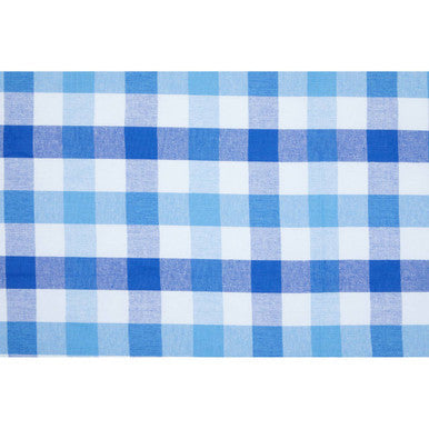 Thread and Loom Blue CheckTablecloth