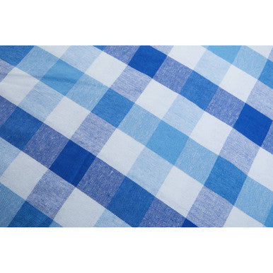 Thread and Loom Blue CheckTablecloth