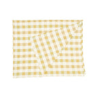 Yellow Check Tablecloth | Thread and Loom