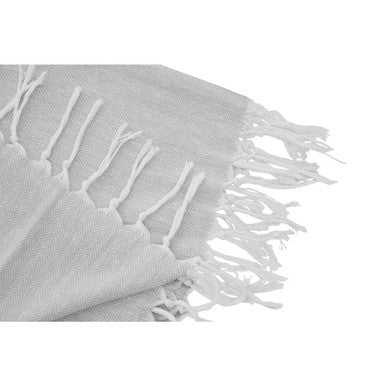 Grey Hammam Beach Towel | Thread and Loom
