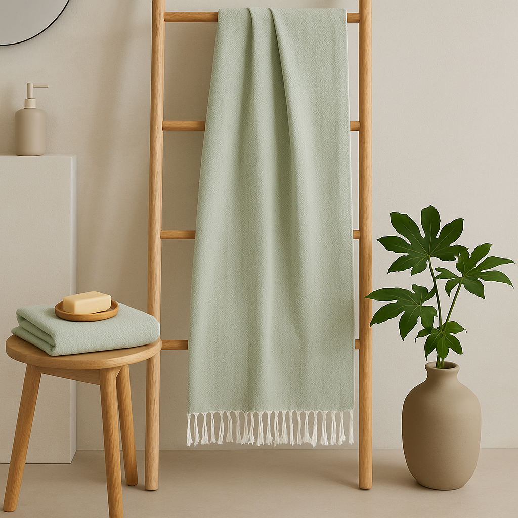 Desert Sage Hammam Towel | Thread & Loom