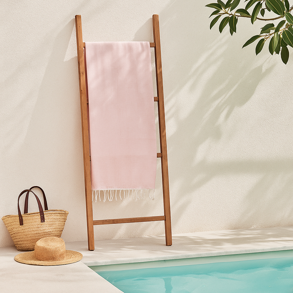 Coral Hammam Towel | Thread & Loom