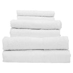 6 Piece White Towel Set | Thread and Loom