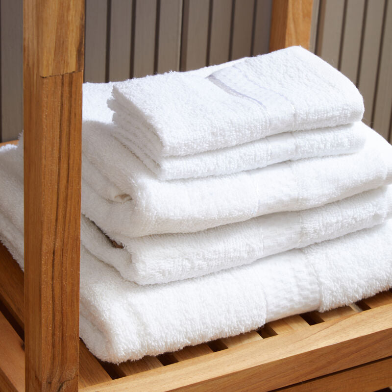 6 Piece White Towel Set | Thread and Loom