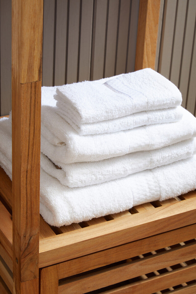 6 Piece White Towel Set | Thread and Loom