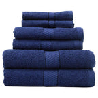 6 Piece Navy Blue Towel Set | Thread and Loom