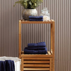 6 Piece Navy Blue Towel Set | Thread and Loom