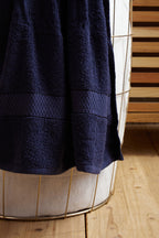 6 Piece Navy Blue Towel Set | Thread and Loom