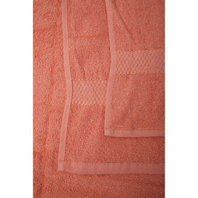 6 Piece Peach Pink Towel Set | Thread and Loom