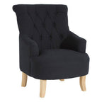 Black Cotton Armchair | Hampstead