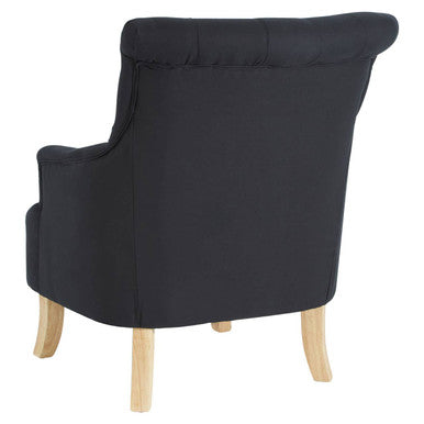 Black Cotton Armchair | Hampstead