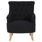 Black Cotton Armchair | Hampstead