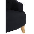 Black Cotton Armchair | Hampstead
