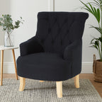 Black Cotton Armchair | Hampstead