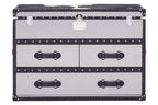 Black and White Genuine Cowhide 3 Drawer Cabinet | Kensington Townhouse