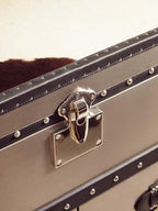 Black and White Genuine Cowhide 3 Drawer Cabinet | Kensington Townhouse