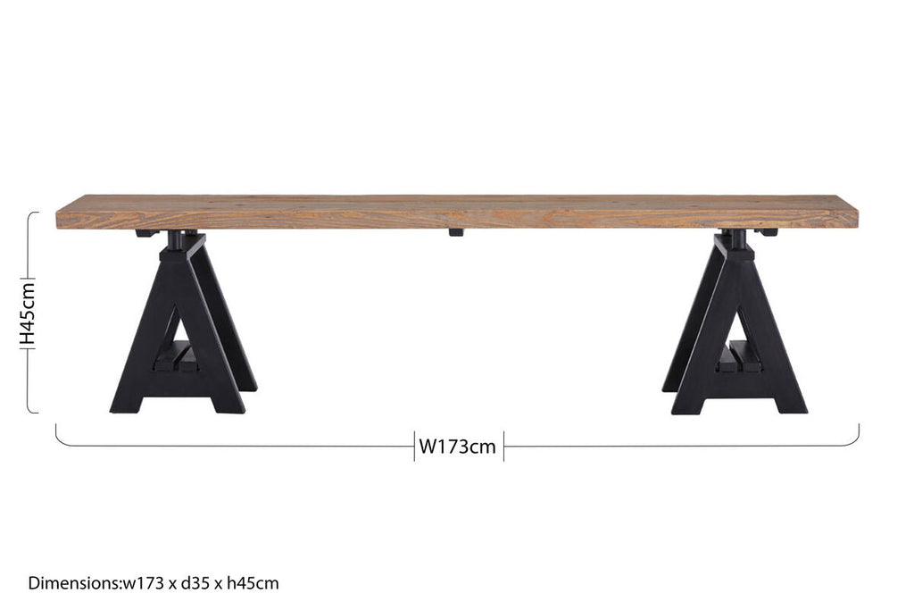 Pine Wood Bench | Hampstead