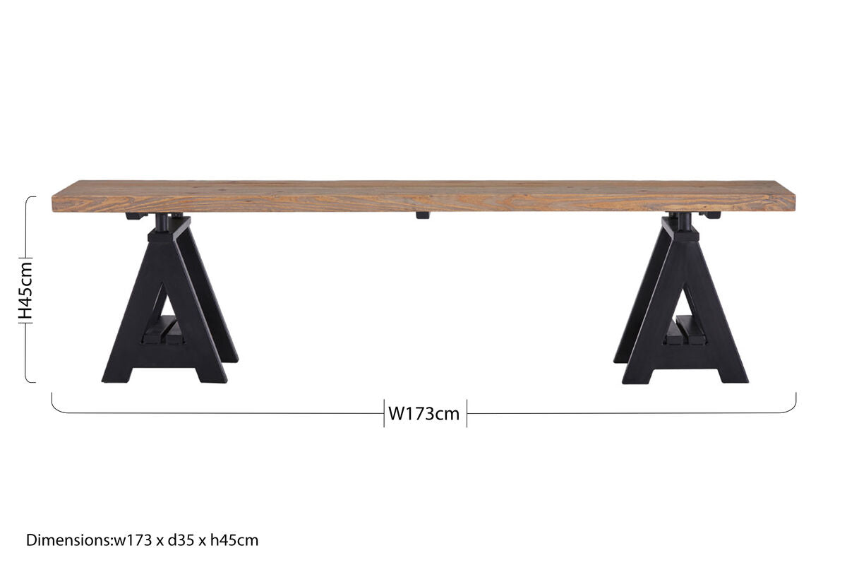 Pine Wood Bench | Hampstead