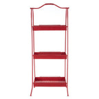 Red Metal Storage Rack | Lexa
