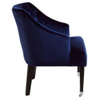Blue Velvet Lounge Chair | Darwin