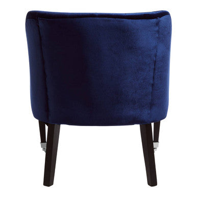 Blue Velvet Lounge Chair | Darwin