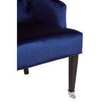 Blue Velvet Lounge Chair | Darwin