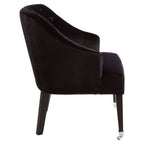 Black Velvet Chair | Darwin