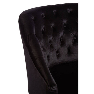 Black Velvet Chair | Darwin
