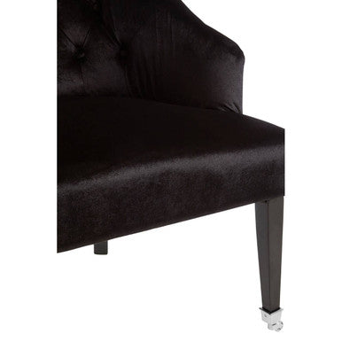 Black Velvet Chair | Darwin