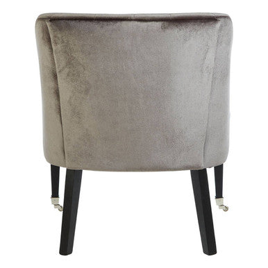 Grey Velvet Chair | Darwin