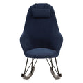 Blue Fabric Rocking Chair | Kolding