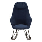 Blue Fabric Rocking Chair | Kolding
