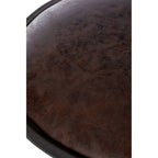Mocha Bar Stool with Gunmetal Legs | Dalston