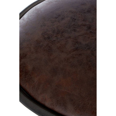 Mocha Bar Stool with Gunmetal Legs | Dalston