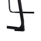 Mocha Bar Stool with Gunmetal Legs | Dalston