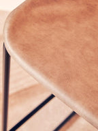 Dalston Ash Bar Chair With Angled Legs