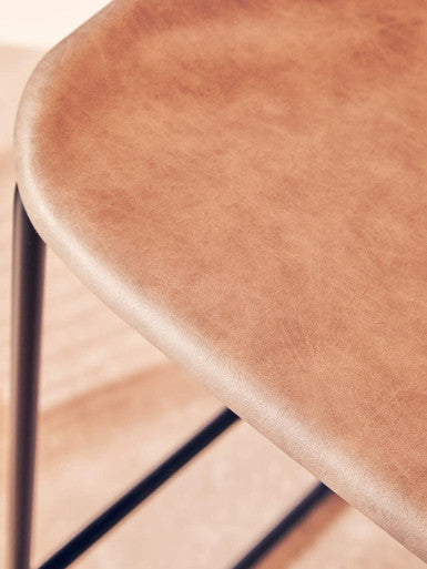 Dalston Ash Bar Chair With Angled Legs