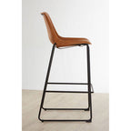 Camel Bar Chair with Black Legs | Dalston