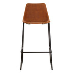 Camel Bar Chair with Black Legs | Dalston