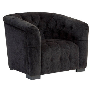 Black Fabric Armchair | Fenton
