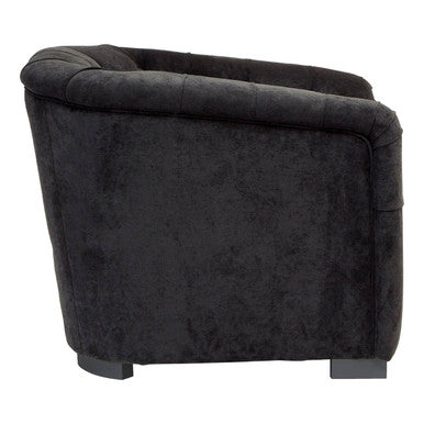 Black Fabric Armchair | Fenton
